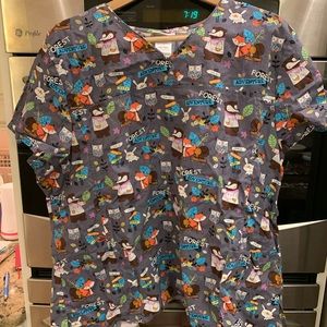 3xl scrub top